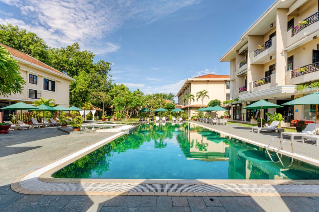 Outdoor swimming pool at Hoi An Historic Hotel, a 4-star hotel in Hoi An